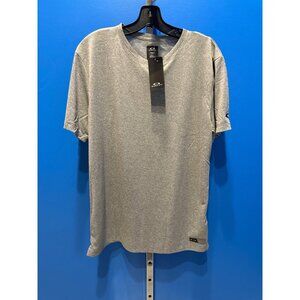 Oakley Mens Gray Team Issue Hydrolix Tee L Performance Shirt